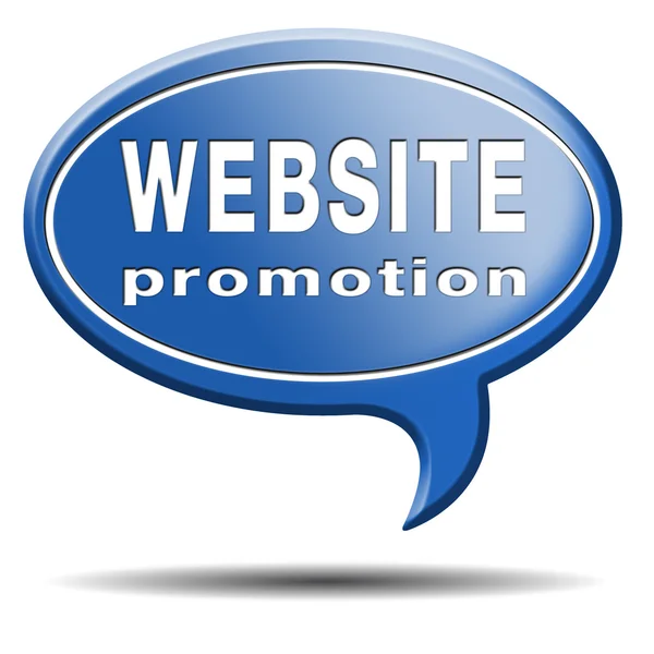 Website promotie — Stockfoto