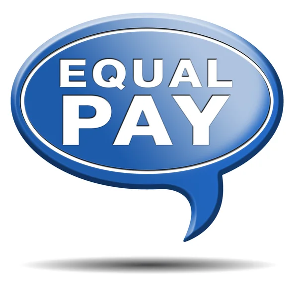 Equal pay — Stock Photo, Image