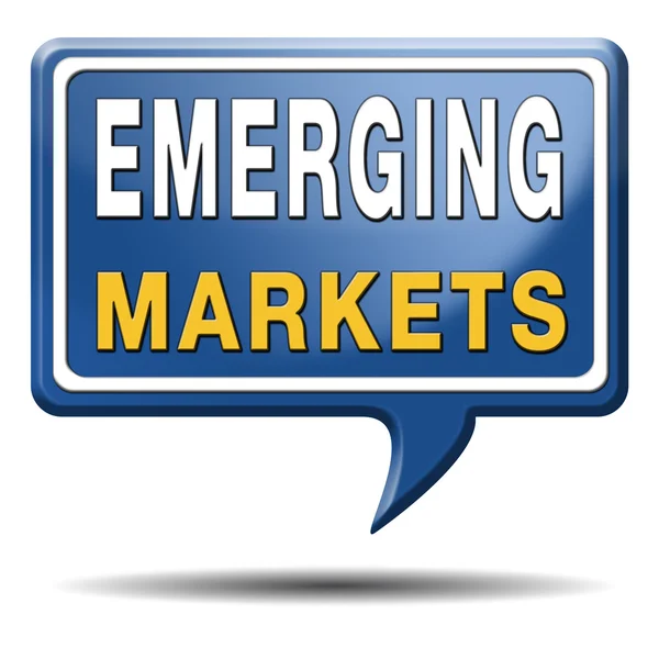 Mercados emergentes — Foto de Stock