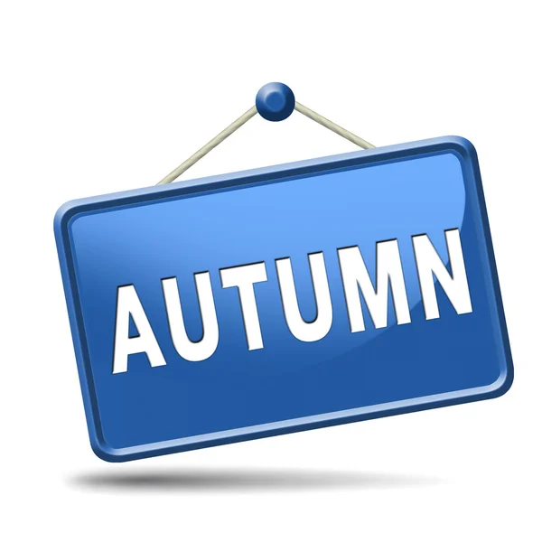 Autumn label — Stock Photo, Image