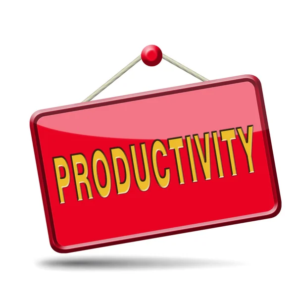 Productiviteit — Stockfoto