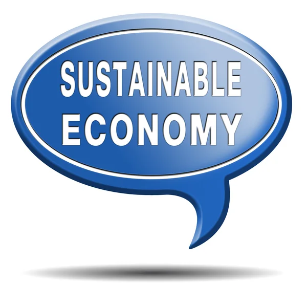 Hållbar ekonomi — Stockfoto