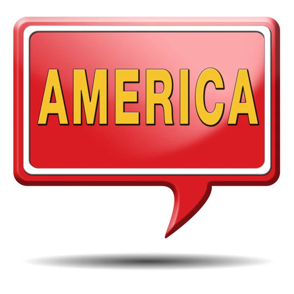 America icon — Stock Photo, Image