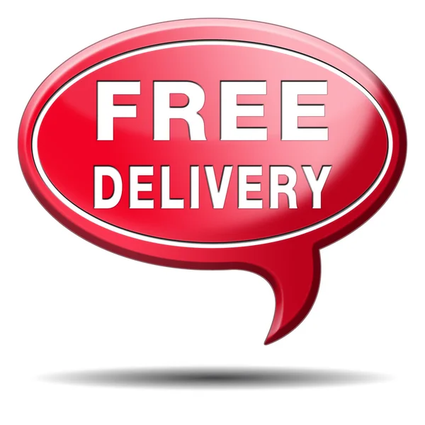 Free delivery — Stock Photo, Image