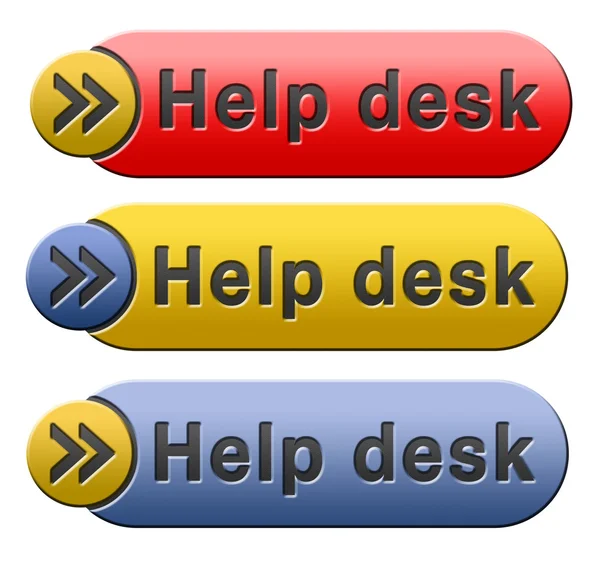 Pomaga biurkiem ikona — Zdjęcie stockowe