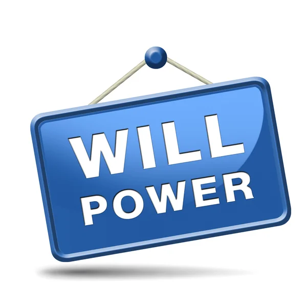 Will power — Stock Photo, Image