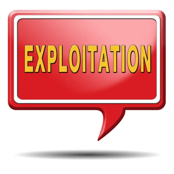 Exploitation — Stock Photo, Image