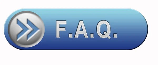 FAQ icon — Stock Photo, Image