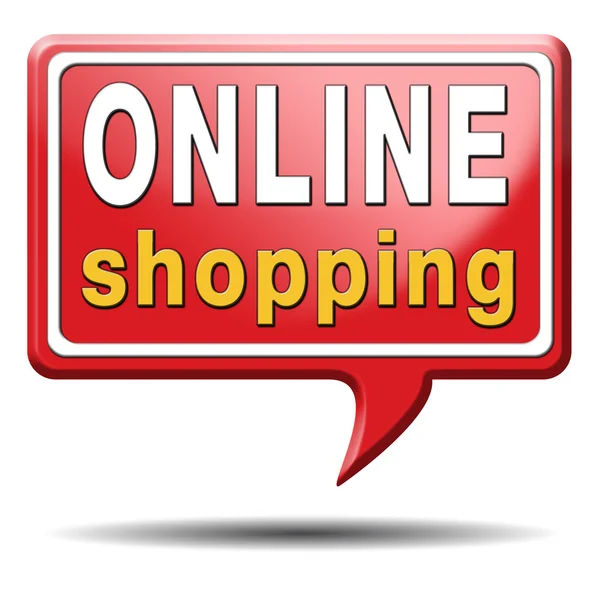 Compras online — Fotografia de Stock