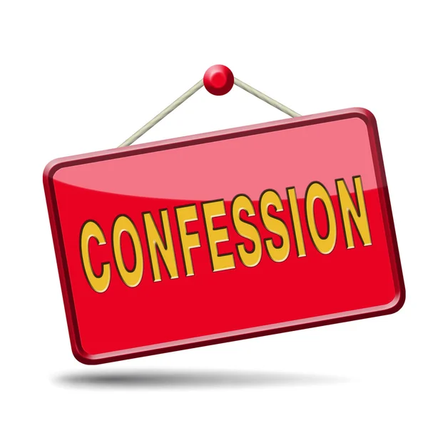 Confession — Stock Photo, Image