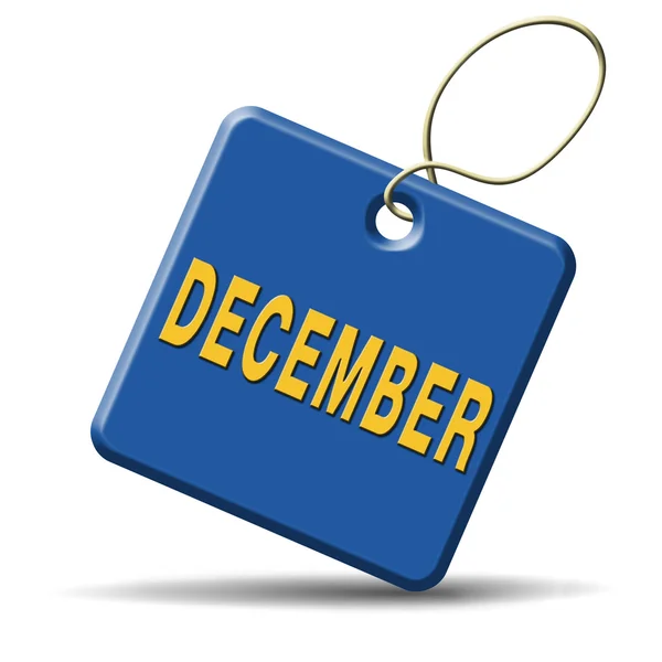 I december — Stockfoto