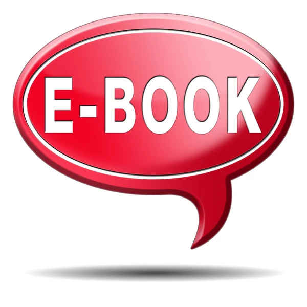 Ebook düğmesi — Stok fotoğraf