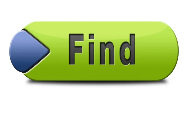 Find button — Stock Photo, Image