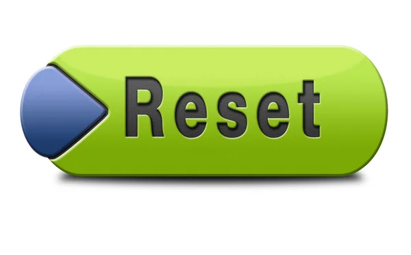 Reset — Stockfoto