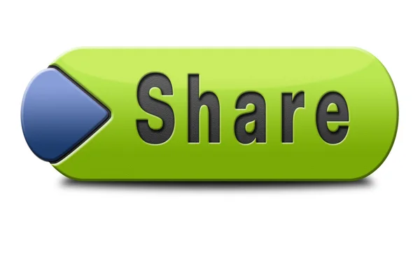 Share-knappen — Stockfoto