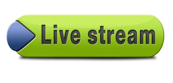 Live stream — Stock Photo, Image