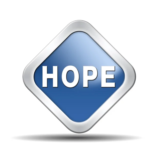 Hope button — Stock Photo, Image