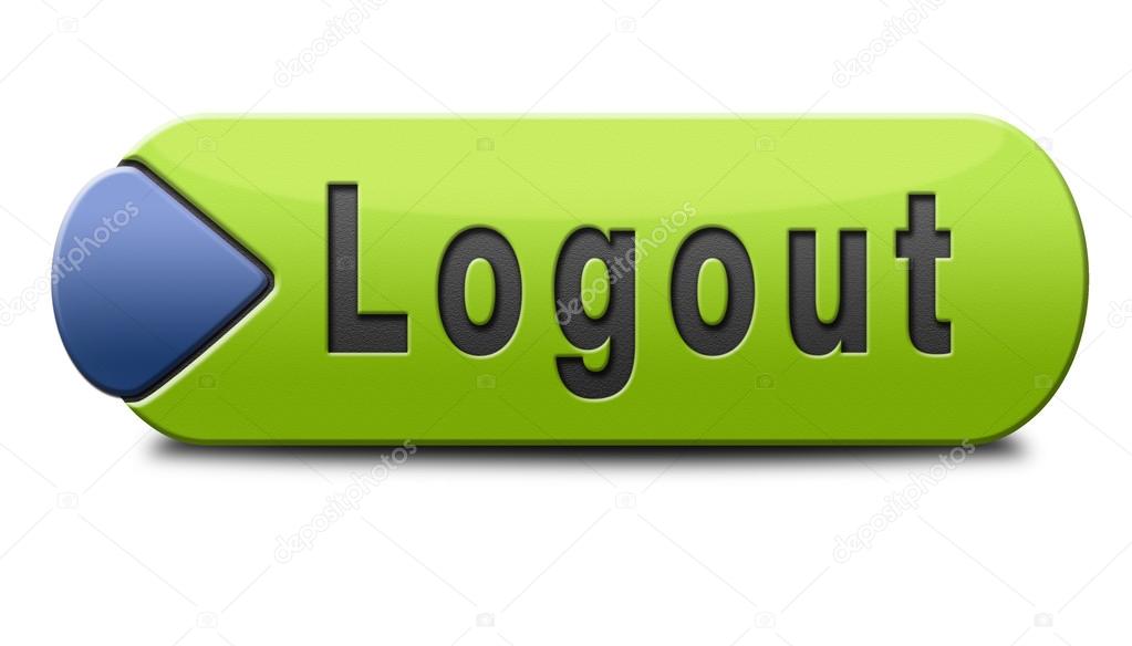 Logout button