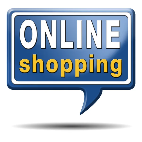 Compras online — Fotografia de Stock