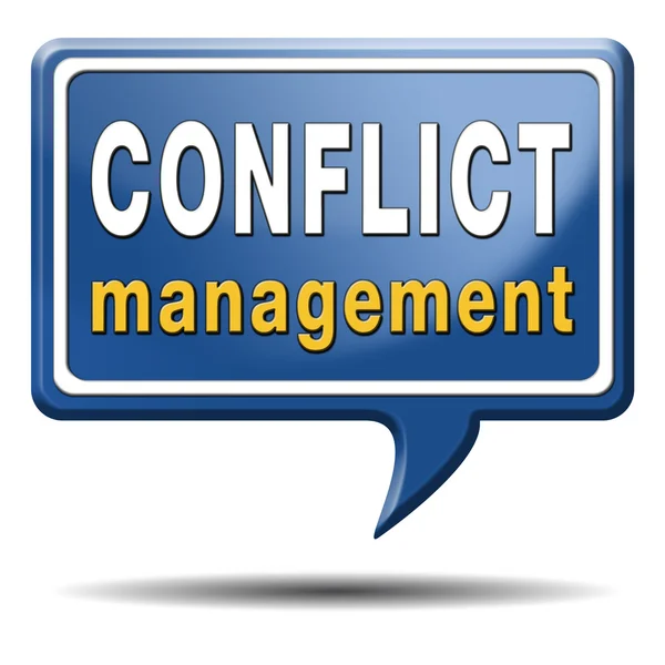 Konfliktmanagement — Stockfoto