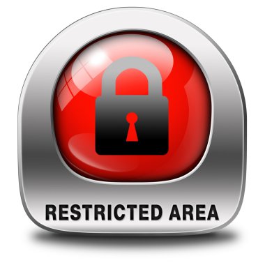 restricted area clipart