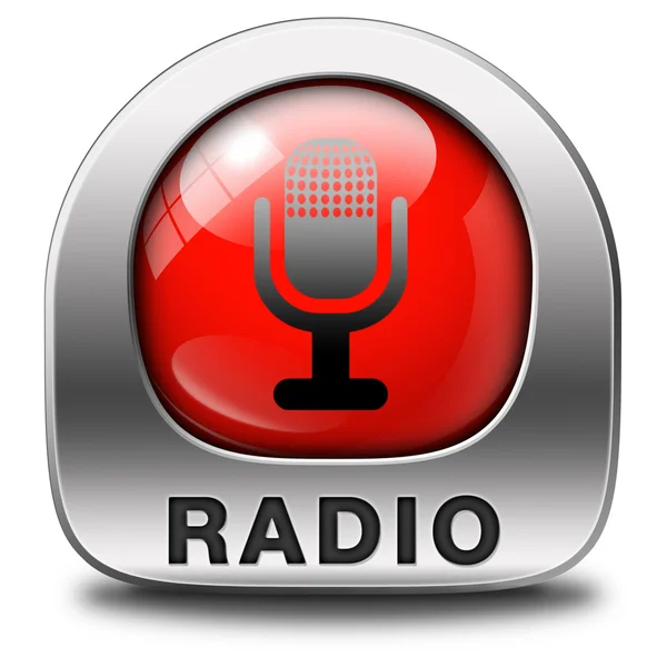 Radio icon — Stock Photo, Image