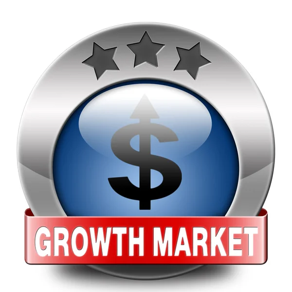 Growth market — Stock Photo, Image