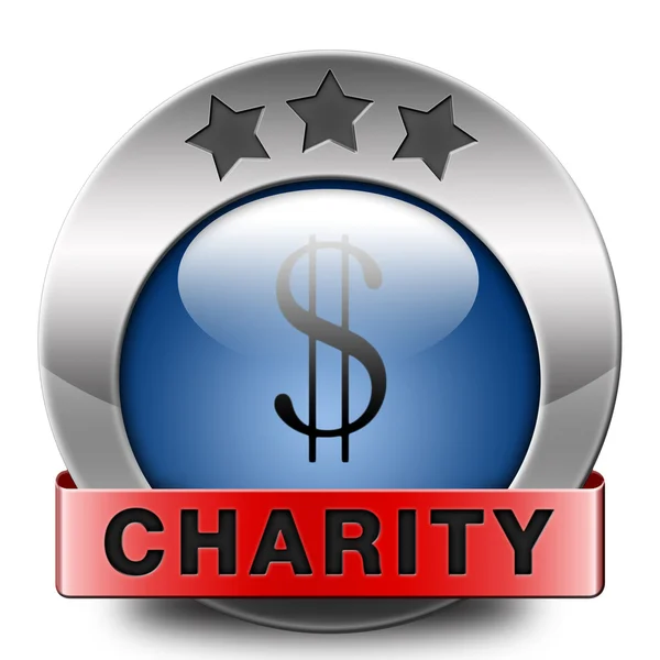 Charity icon — Stock Photo, Image