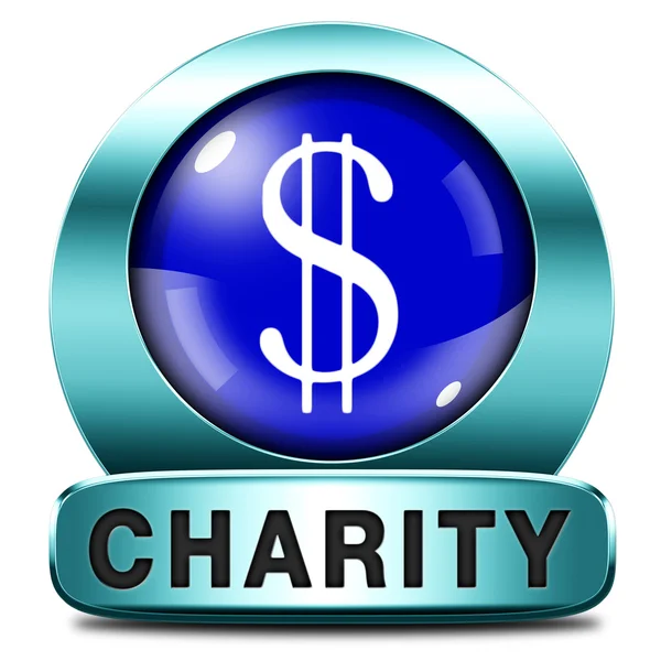 Charity icon — Stock Photo, Image