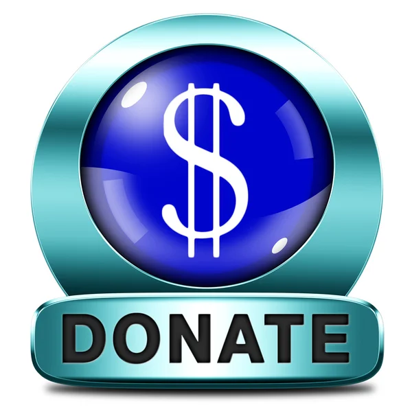 Donate icon — Stock Photo, Image