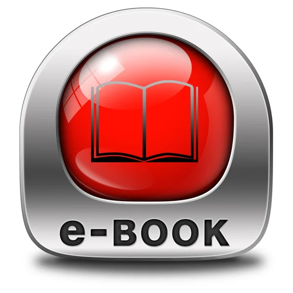EBook-ikonen — Stockfoto