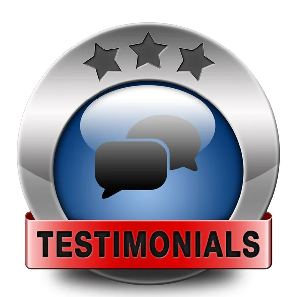 Testimonials — Stock Photo, Image