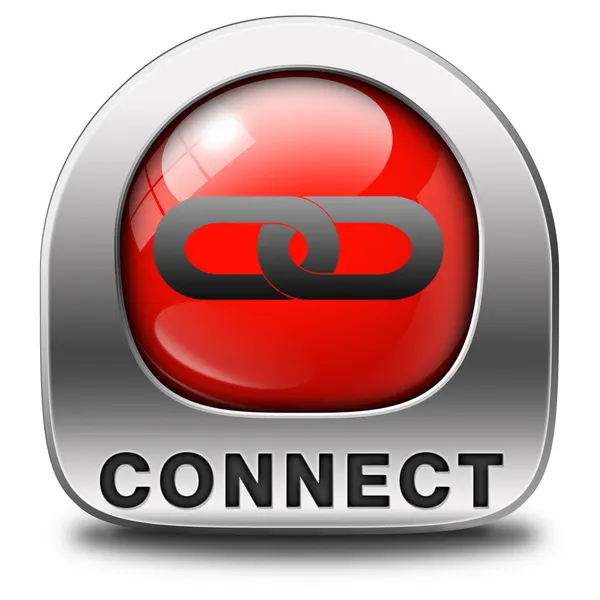 Connect icon — Stock Photo, Image