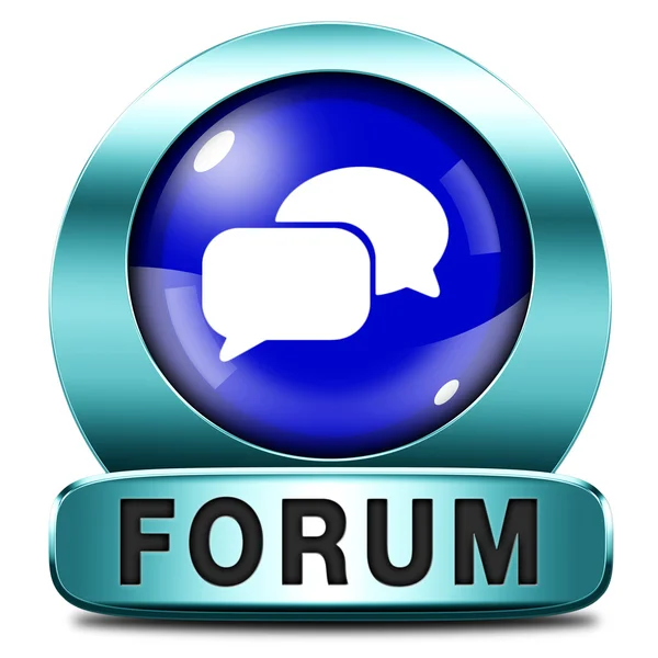 Forum icon — Stock Photo, Image