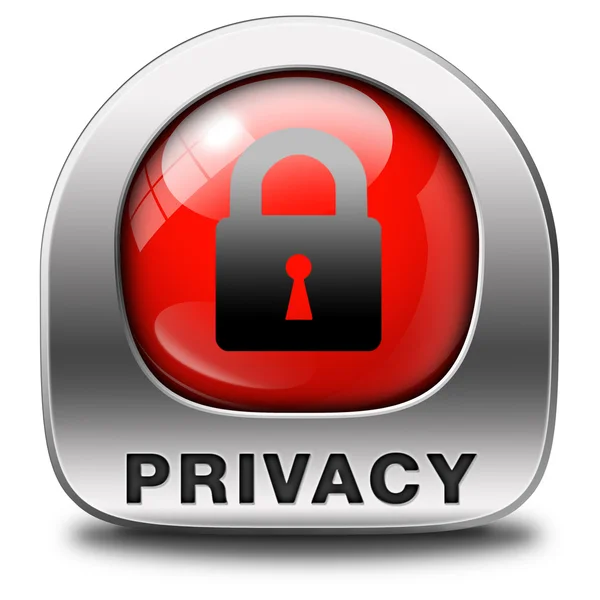 Sulla privacy — Foto Stock