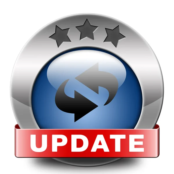 Update icon — Stock Photo, Image