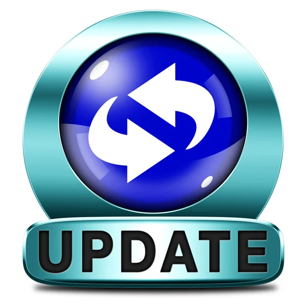 Update icon — Stock Photo, Image