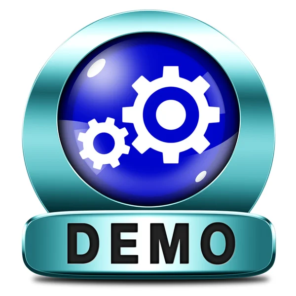 Demo pictogram — Stockfoto