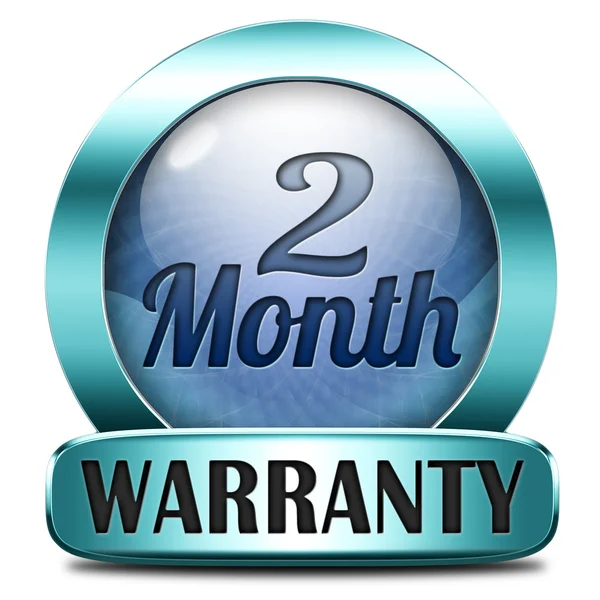 Two month warranty — Stock Photo, Image