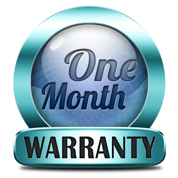One month warranty — Stock Photo, Image