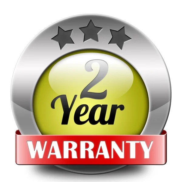 Two year warranty — Stock Photo, Image