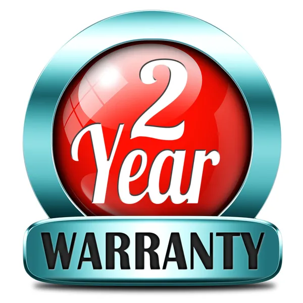 Two year warranty — Stock Photo, Image