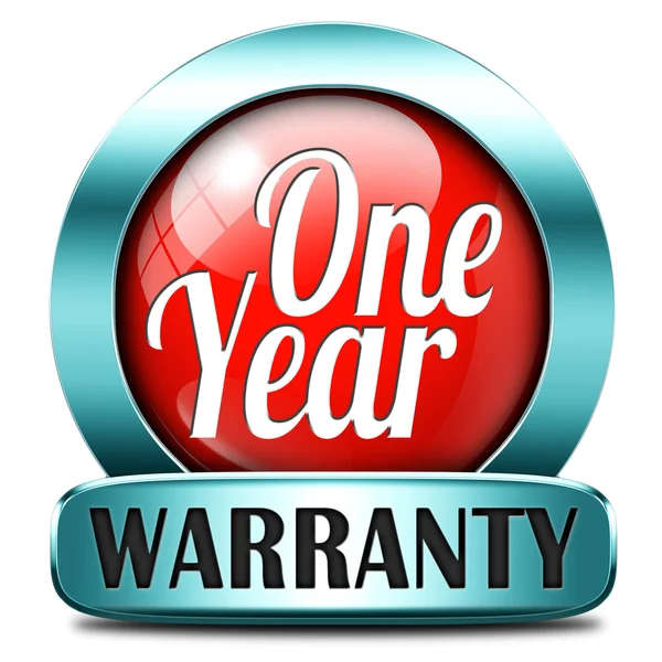 One year warranty — Stock Photo, Image