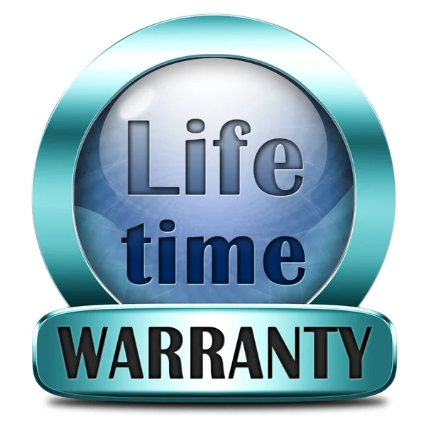 Life time warranty — Stock Photo, Image