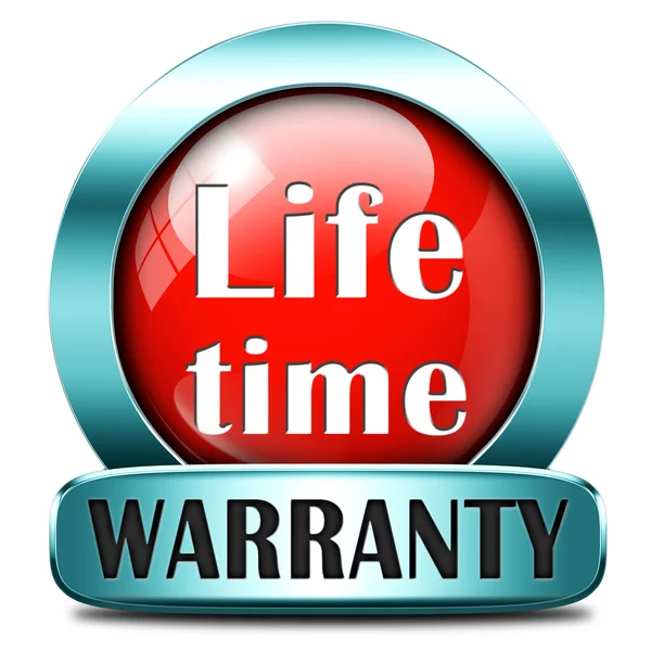 Life time warranty — Stock Photo, Image