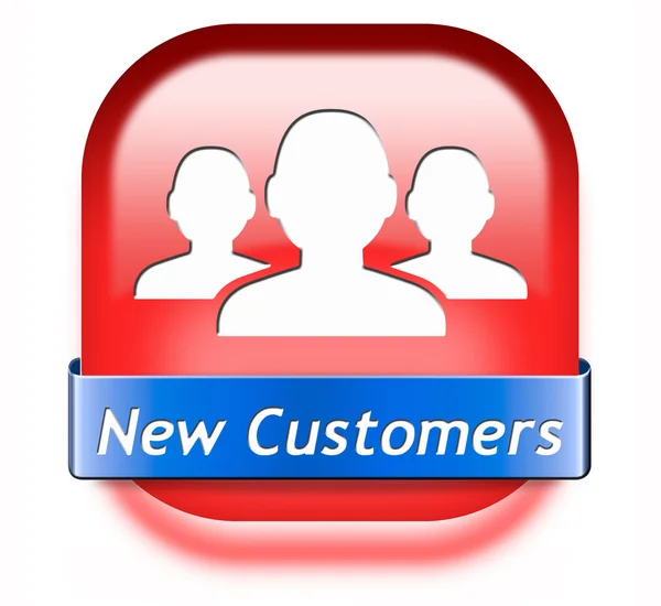 Novos clientes — Fotografia de Stock