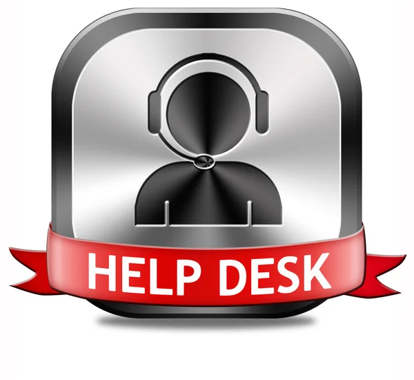 Knop helpdesk — Stockfoto