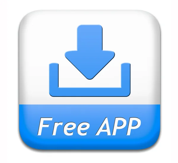 Free app download button — Stock Photo, Image