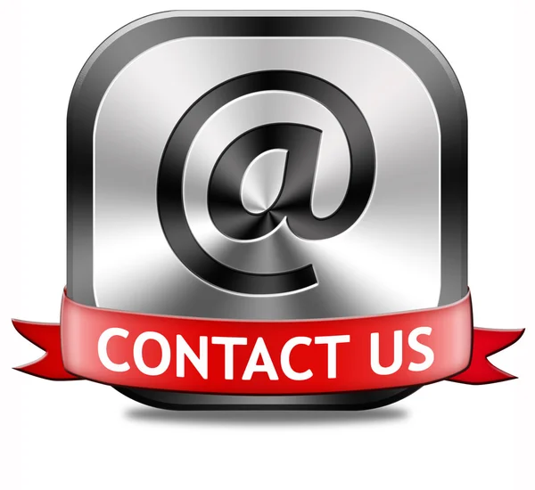 Contact us button — Stock Photo, Image