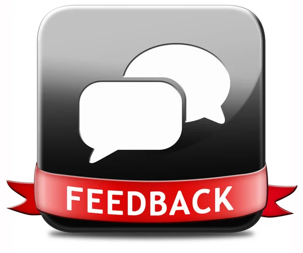 Feedback button — Stock Photo, Image